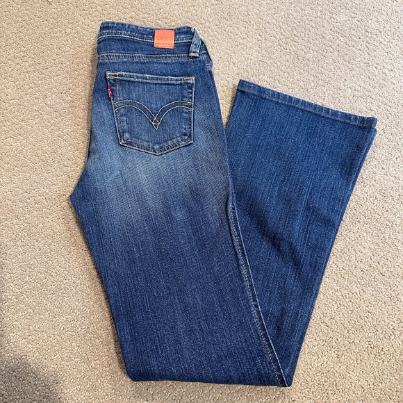 Levi's Jeans Lady Style Slender Boot Cut Western Vintage Boho Sz 29 #TA526 - Picture 1 of 16